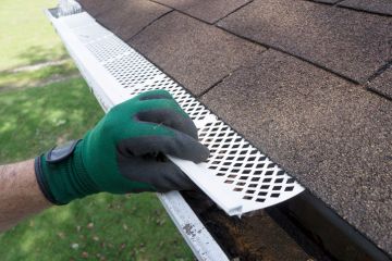 Gutter Screens in Hilshire Village by Berger Home Services